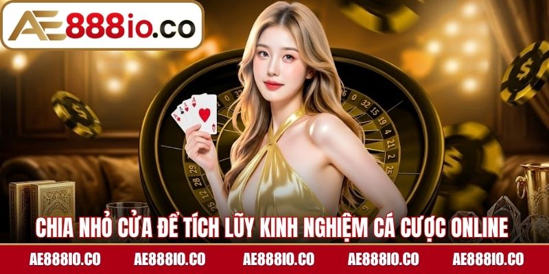 Chia nhỏ cửa để tích lũy kinh nghiệm cá cược online 